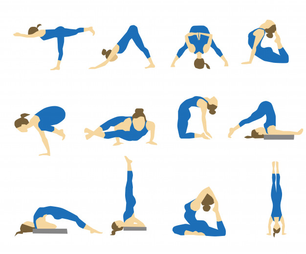 Asanas of Yoga: