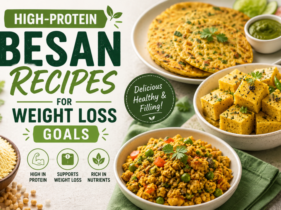Healthy besan recipe ideas for weight loss