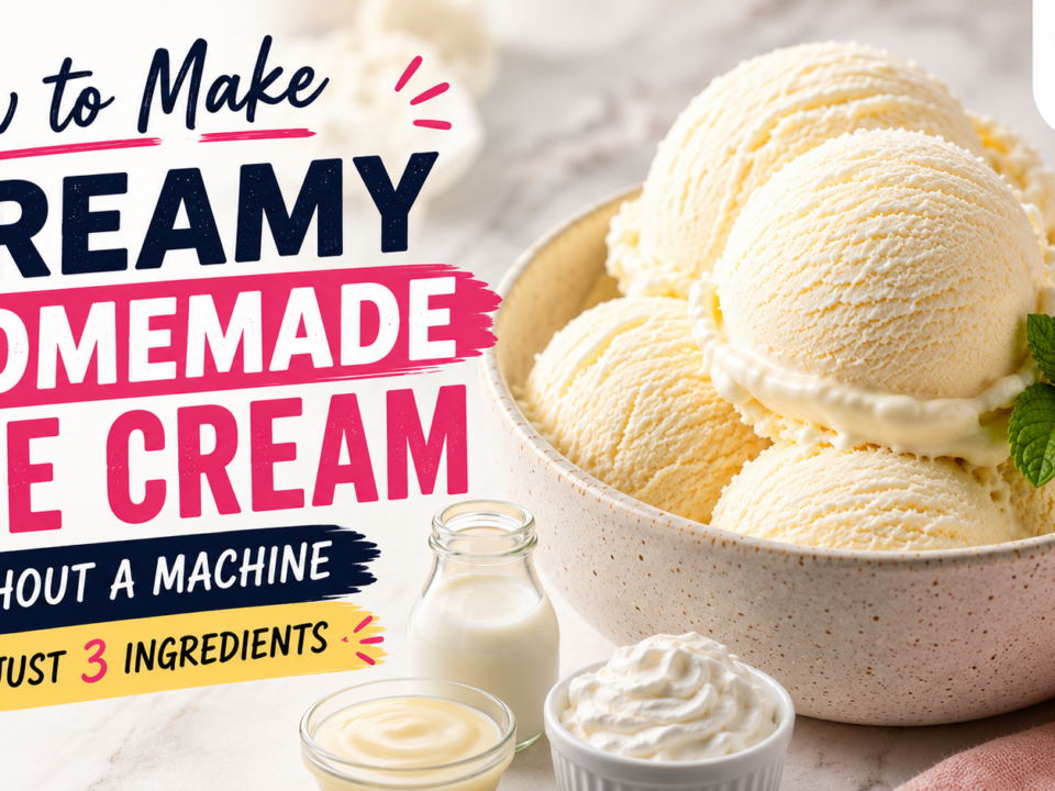 How to Make Creamy Homemade Ice Cream Without a Machine