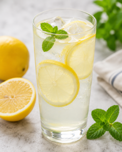 Lemon water for summer for hydration