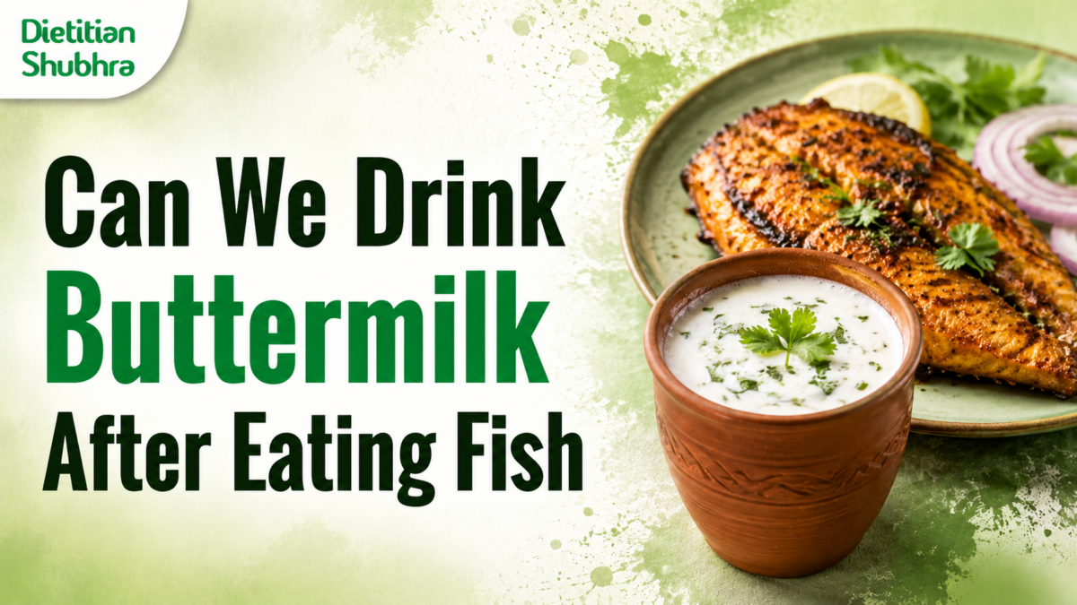 Is it safe to drink buttermilk after eating fish