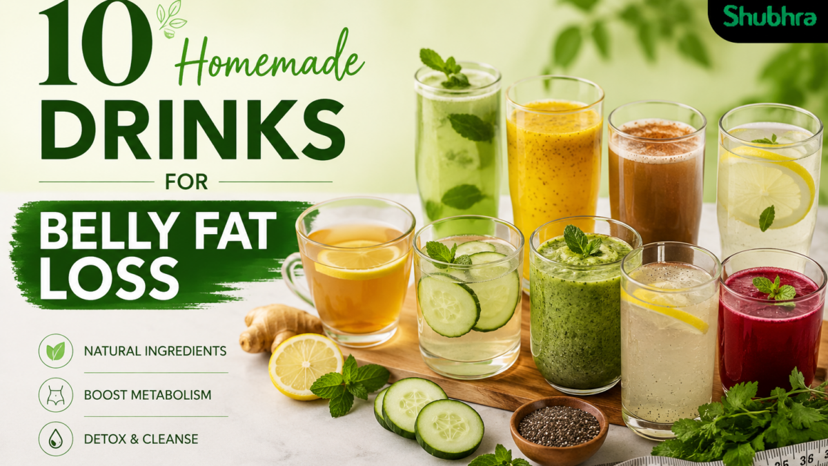 10 Homemade Drinks for Belly Fat Loss