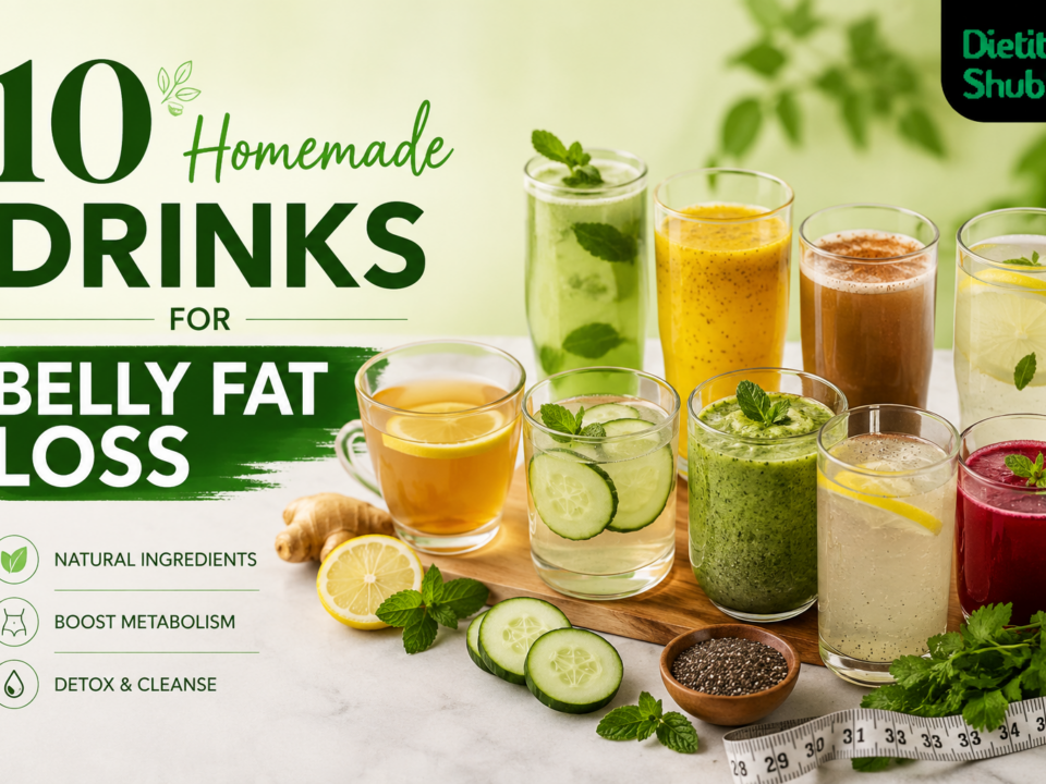 10 Homemade Drinks for Belly Fat Loss